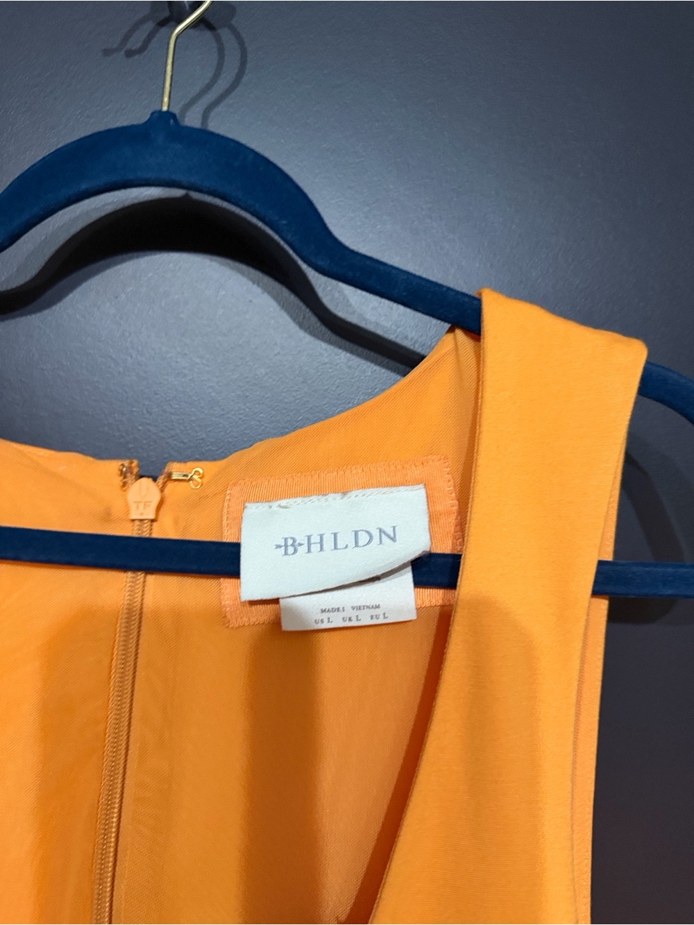 Anthropologie Vibrant Orange Maxi Dress - Picture 7 of 9